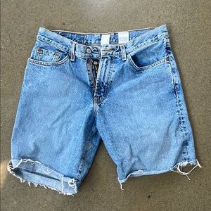 Men's Blue Denim Shorts